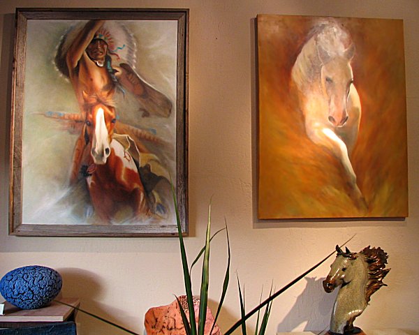 Elizabeth Silk in the Golden Gecko Gallery