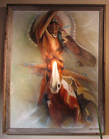 Elizabeth Silk in the Golden Gecko Gallery - Chief Hole in the Day