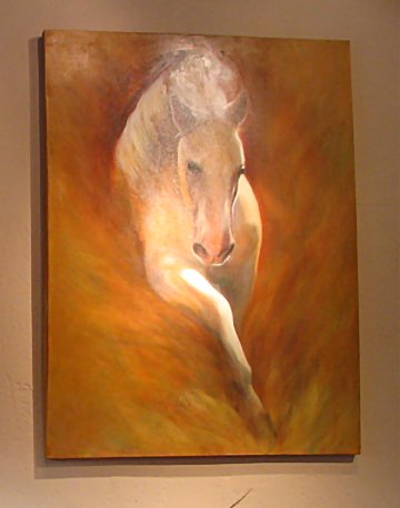 Elizabeth Silk in the Golden Gecko Gallery - Lipizzaner