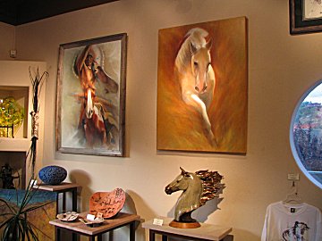 Elizabeth Silk in the Golden Gecko Gallery