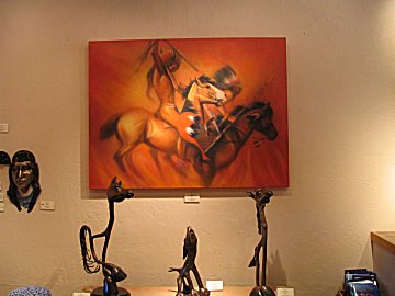 Elizabeth Silk in the Golden Gecko Gallery - Fire Riders