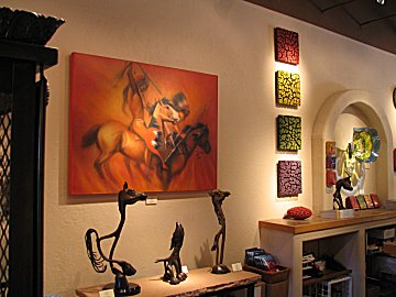 Elizabeth Silk in the Golden Gecko Gallery - Fire Riders