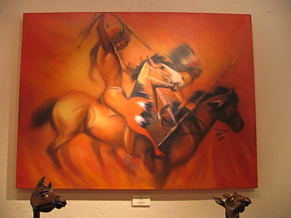 Elizabeth Silk in the Golden Gecko Gallery - Fire Riders