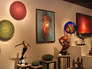 Elizabeth Silk in the Golden Gecko Gallery - Return of The Warrior