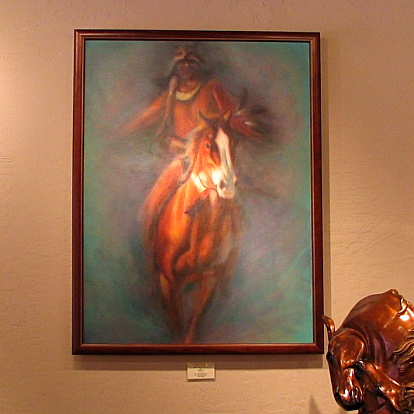 Elizabeth Silk in the Golden Gecko Gallery - Return of The Warrior