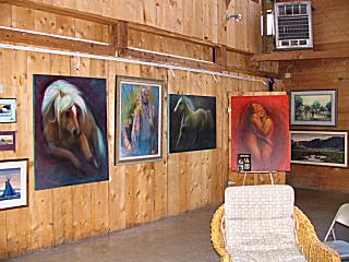 Elizabeth Silk on display at the Flagstaff Art Barn