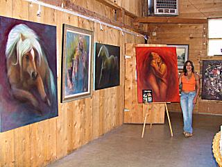 Elizabeth Silk on display at the Flagstaff Art Barn