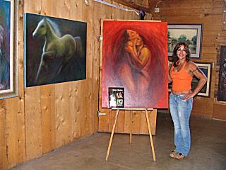 Elizabeth Silk on display at the Flagstaff Art Barn